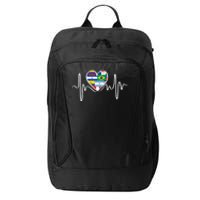 Latino Pulse Heart Hispanic Heritage City Backpack