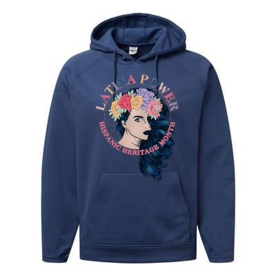 Latina Power Hispanic Heritage Month Performance Fleece Hoodie