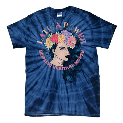 Latina Power Hispanic Heritage Month Tie-Dye T-Shirt