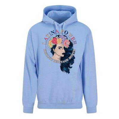 Latina Power Hispanic Heritage Month Unisex Surf Hoodie