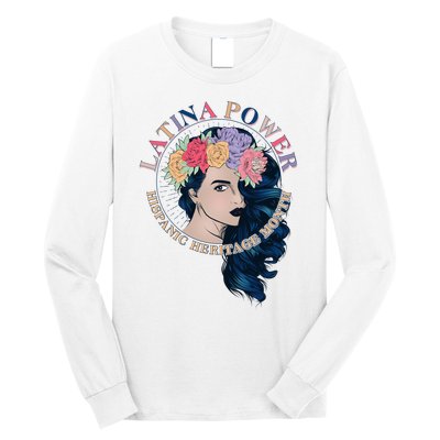 Latina Power Hispanic Heritage Month Long Sleeve Shirt