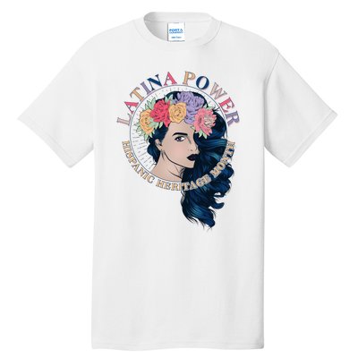 Latina Power Hispanic Heritage Month Tall T-Shirt