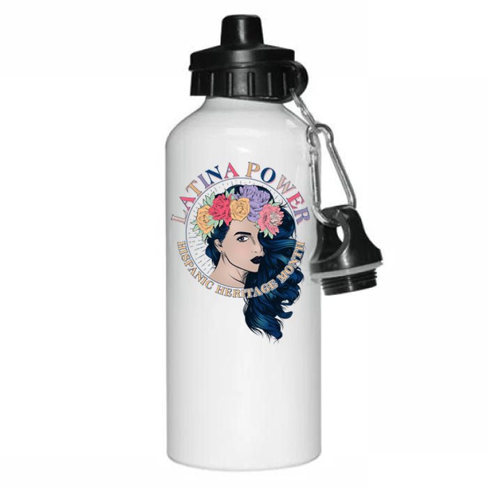 Latina Power Hispanic Heritage Month Aluminum Water Bottle