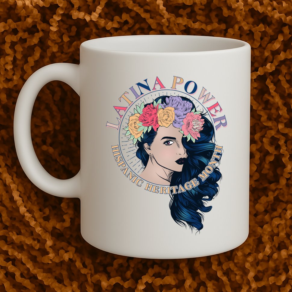 Latina Power Hispanic Heritage Month Mug