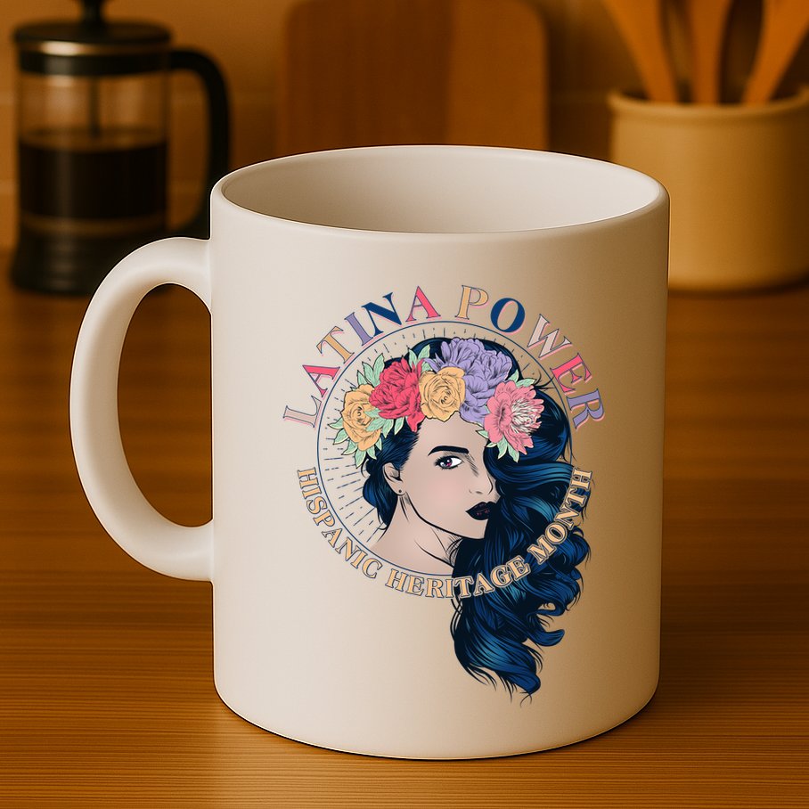 Latina Power Hispanic Heritage Month Mug