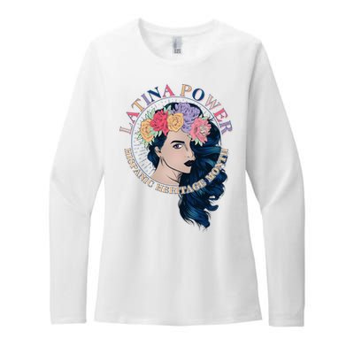 Latina Power Hispanic Heritage Month Womens CVC Long Sleeve Shirt