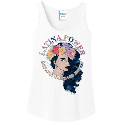 Latina Power Hispanic Heritage Month Ladies Essential Tank