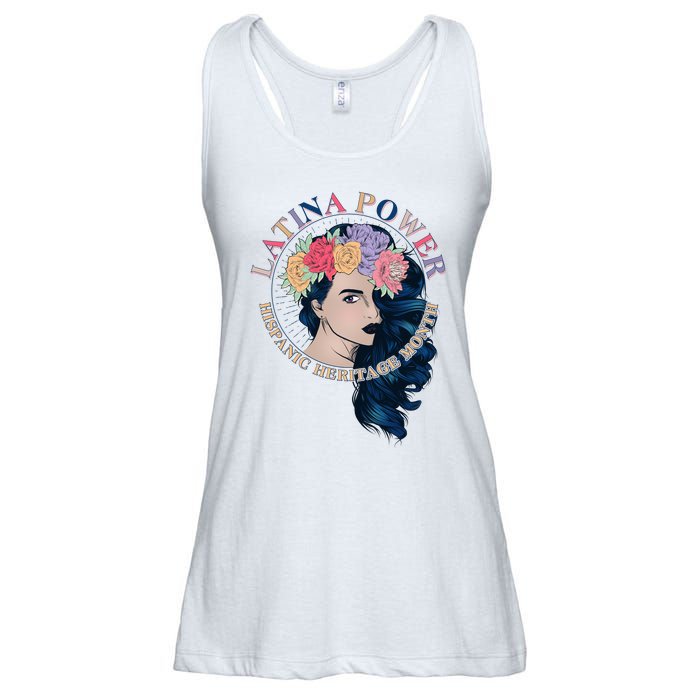 Latina Power Hispanic Heritage Month Ladies Essential Flowy Tank