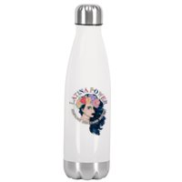 Latina Power Hispanic Heritage Month Stainless Steel Insulated Water Bottle