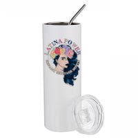 Latina Power Hispanic Heritage Month Stainless Steel Tumbler