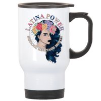 Latina Power Hispanic Heritage Month Stainless Steel Travel Mug