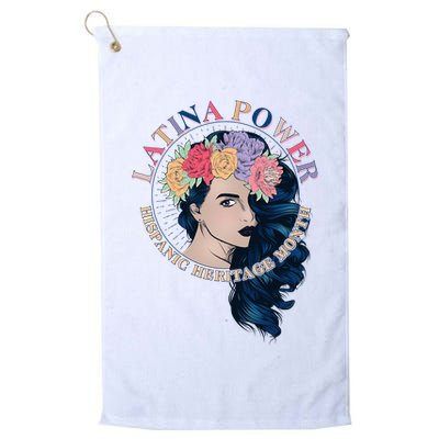 Latina Power Hispanic Heritage Month Golf Towel