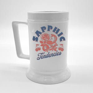 Lesbian Pride Happy Lgbt Month Beer Stein