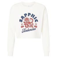 Lesbian Pride Happy Lgbt Month Cropped Pullover Crew