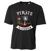 Little Pirate In Training Boy Funny Pirate Cooling Performance Crew T-Shirt