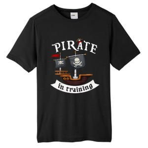 Little Pirate In Training Boy Funny Pirate Tall Fusion ChromaSoft Performance T-Shirt