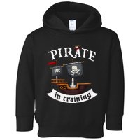 Little Pirate In Training Boy Funny Pirate Toddler Hoodie