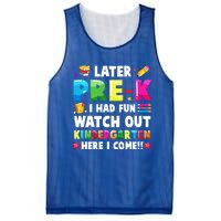 Later PreK I Had Fun Watch Out Kindergarten Here I Come Great Gift Mesh Reversible Basketball Jersey Tank