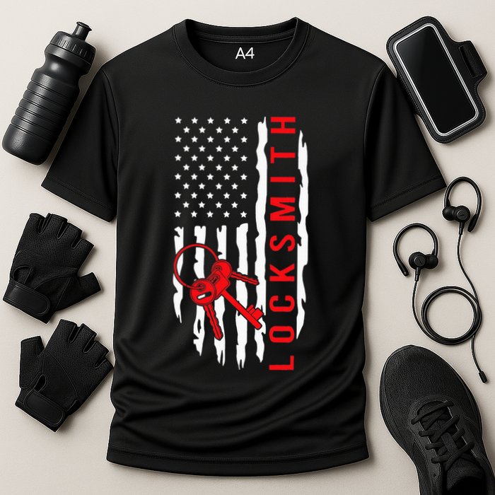 Locksmith Picking I Locksmithing I Key I Locksmith Performance Shirt