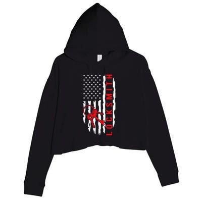 Locksmith Picking I Locksmithing I Key I Locksmith Crop Fleece Hoodie