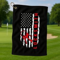 Locksmith Picking I Locksmithing I Key I Locksmith Golf Towel