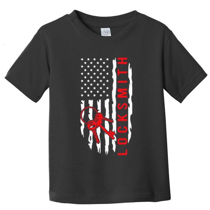 Locksmith Picking I Locksmithing I Key I Locksmith Toddler T-Shirt
