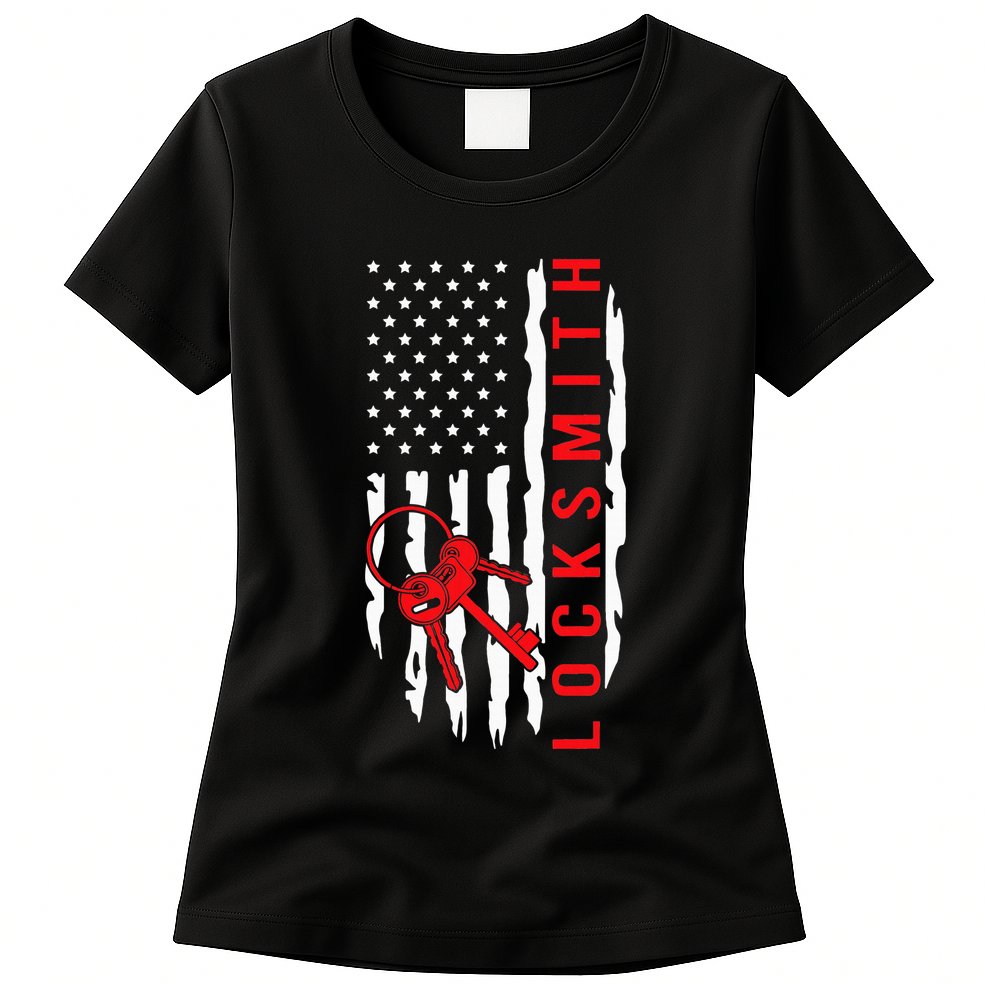 Locksmith Picking I Locksmithing I Key I Locksmith Womens T-Shirt