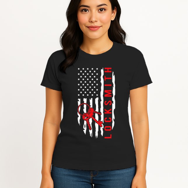 Locksmith Picking I Locksmithing I Key I Locksmith Womens T-Shirt