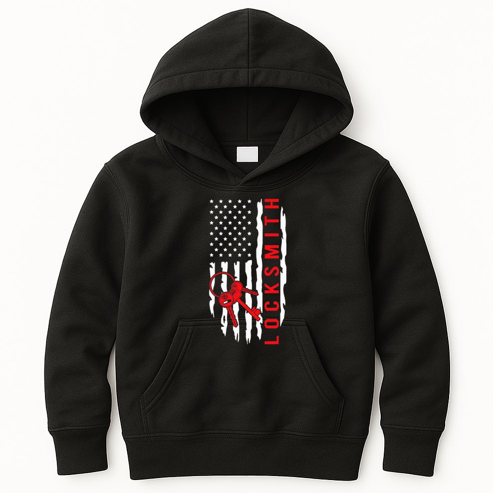 Locksmith Picking I Locksmithing I Key I Locksmith Kids Hoodie