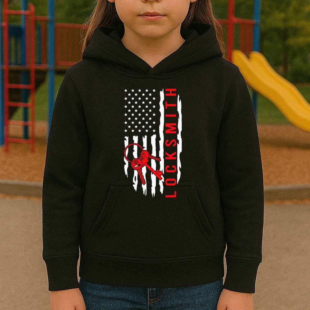Locksmith Picking I Locksmithing I Key I Locksmith Kids Hoodie