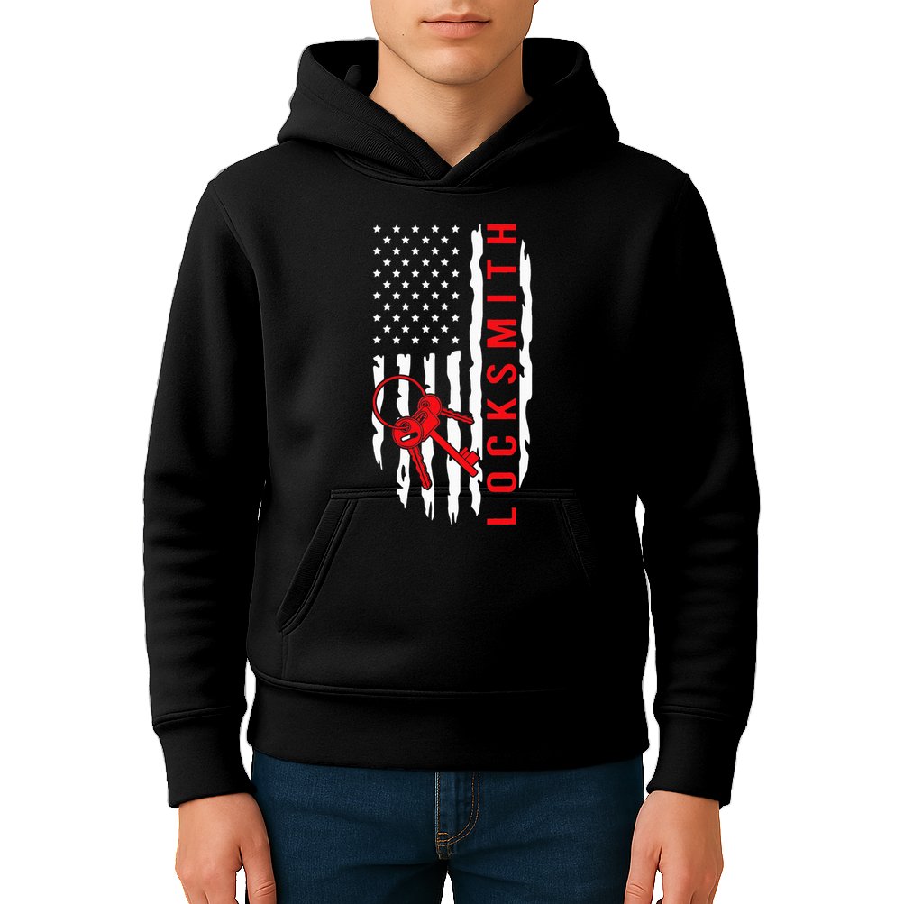 Locksmith Picking I Locksmithing I Key I Locksmith Kids Hoodie