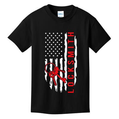 Locksmith Picking I Locksmithing I Key I Locksmith Kids T-Shirt