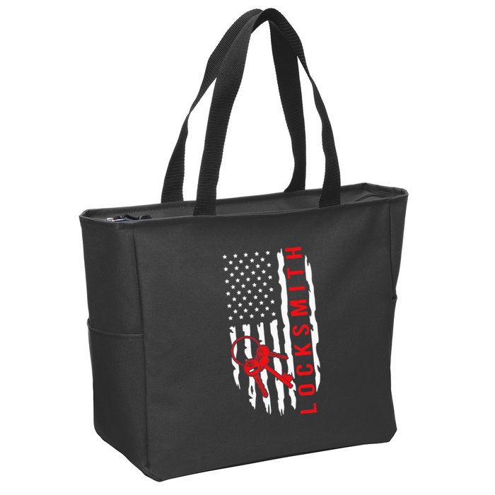 Locksmith Picking I Locksmithing I Key I Locksmith Zip Tote Bag