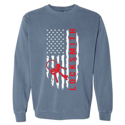 Locksmith Picking I Locksmithing I Key I Locksmith Garment-Dyed Sweatshirt