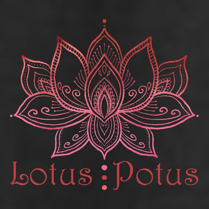 Lotus Potus In Red And Shades Cool Comfort Performance Bucket Hat