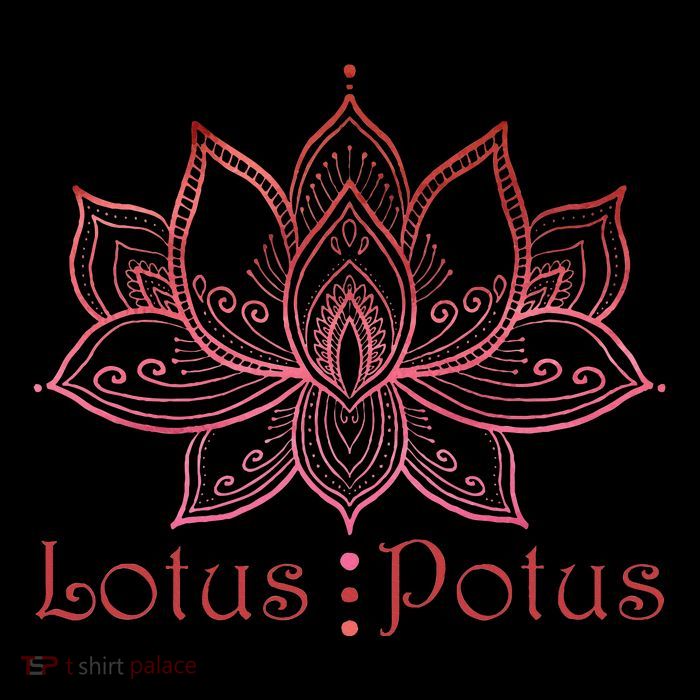 Lotus Potus In Red And Shades Premium T-Shirt