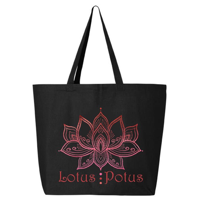 Lotus Potus In Red And Shades 25L Jumbo Tote