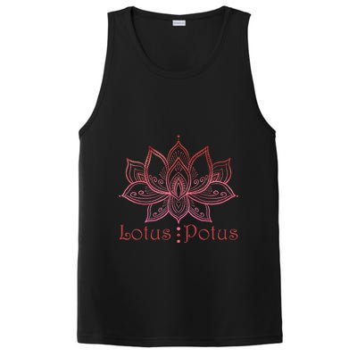 Lotus Potus In Red And Shades PosiCharge Competitor Tank