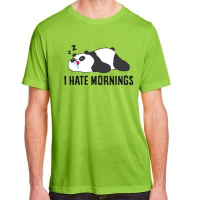 Lazy Panda I Hate Mornings Funny Panda Sleeping Pyjama Gift Adult ChromaSoft Performance T-Shirt