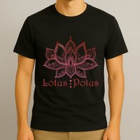 Lotus Potus In Red And Shades T-Shirt