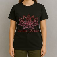 Lotus Potus In Red And Shades T-Shirt