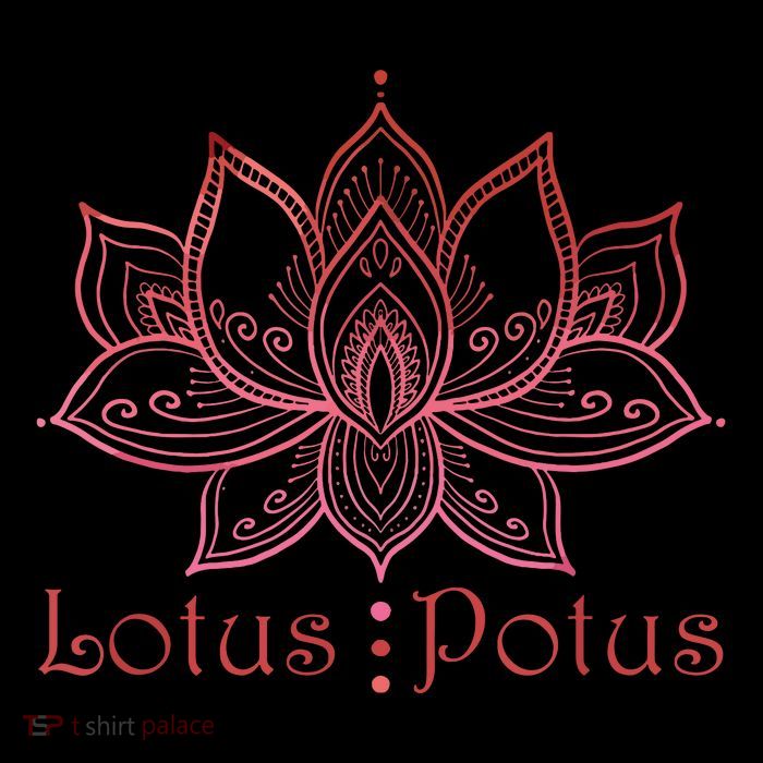Lotus Potus In Red And Shades Flatbill Hat