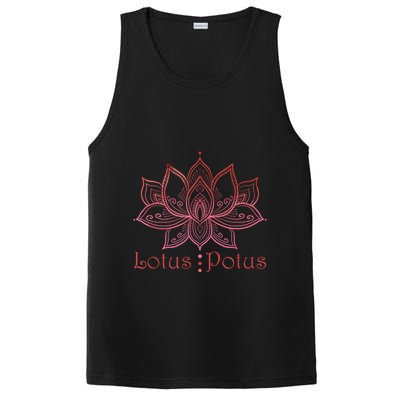 Lotus Potus In Red And Shades PosiCharge Competitor Tank