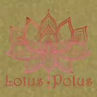 Lotus Potus In Red And Shades Garment-Dyed Women's Muscle Tee
