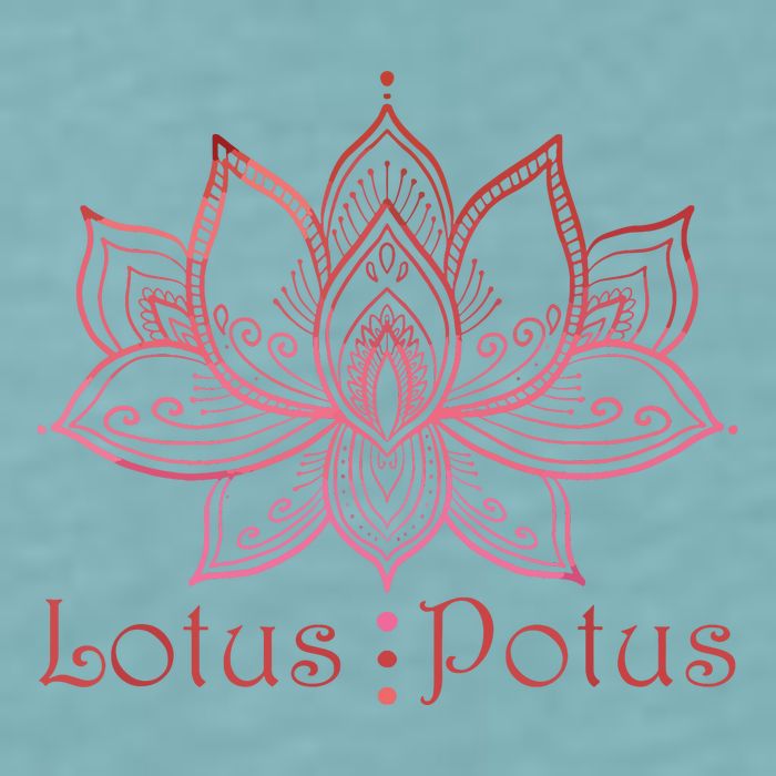 Lotus Potus In Red And Shades Sueded Cloud Jersey T-Shirt