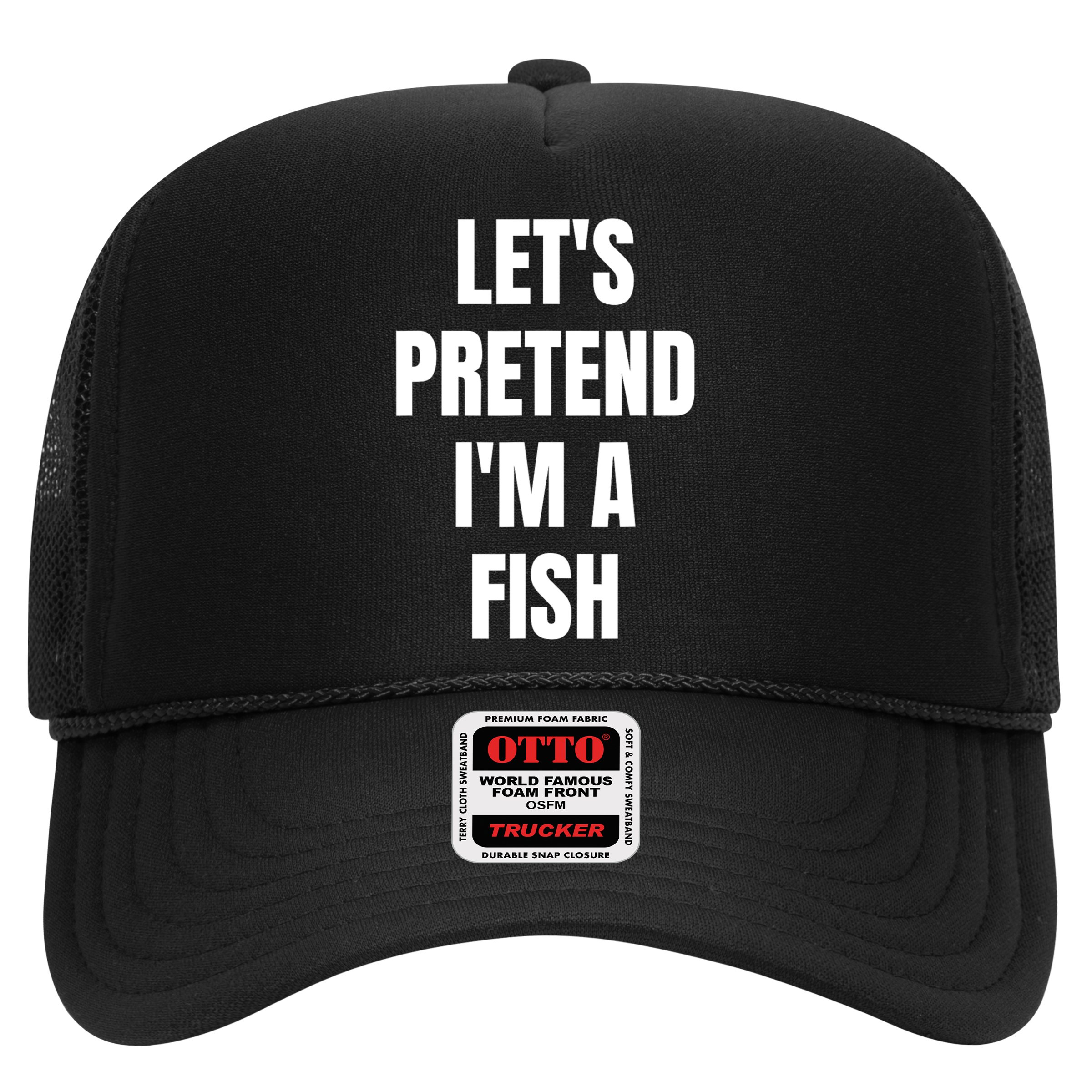LetS Pretend IM A Fish Funny Halloween Hat