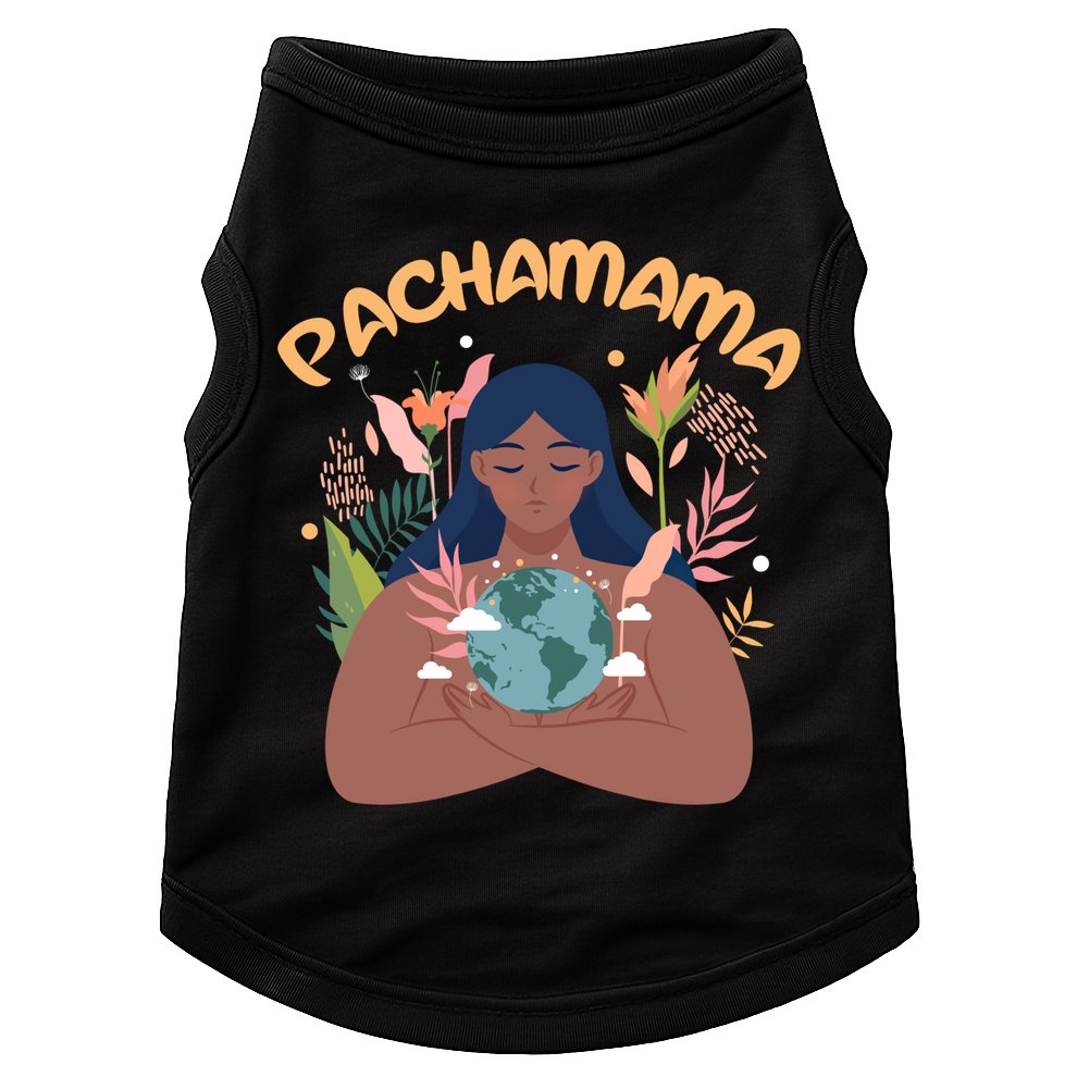 La Pachamama Indigenous Mother Earth Latino Quechua Aymara Gift Doggie Tank