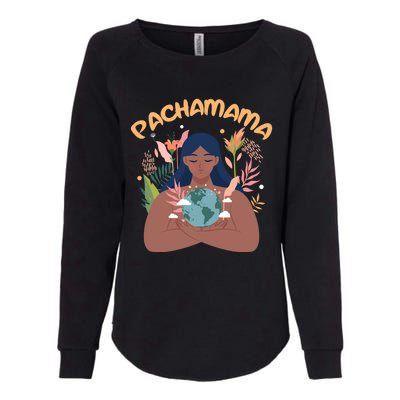 La Pachamama Indigenous Mother Earth Latino Quechua Aymara Gift Womens California Wash Sweatshirt