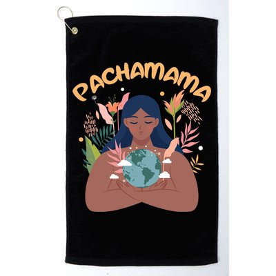 La Pachamama Indigenous Mother Earth Latino Quechua Aymara Gift Golf Towel