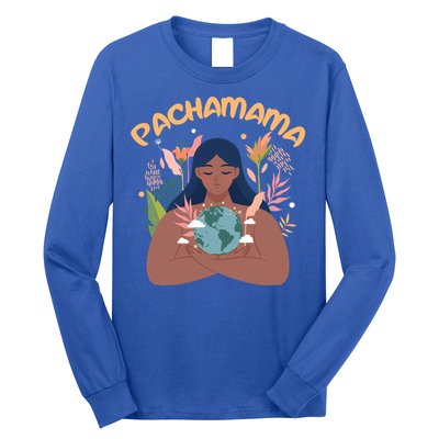 La Pachamama Indigenous Mother Earth Latino Quechua Aymara Gift Long Sleeve Shirt